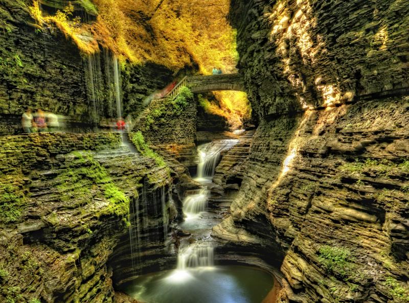 Watkins Glen waterfall